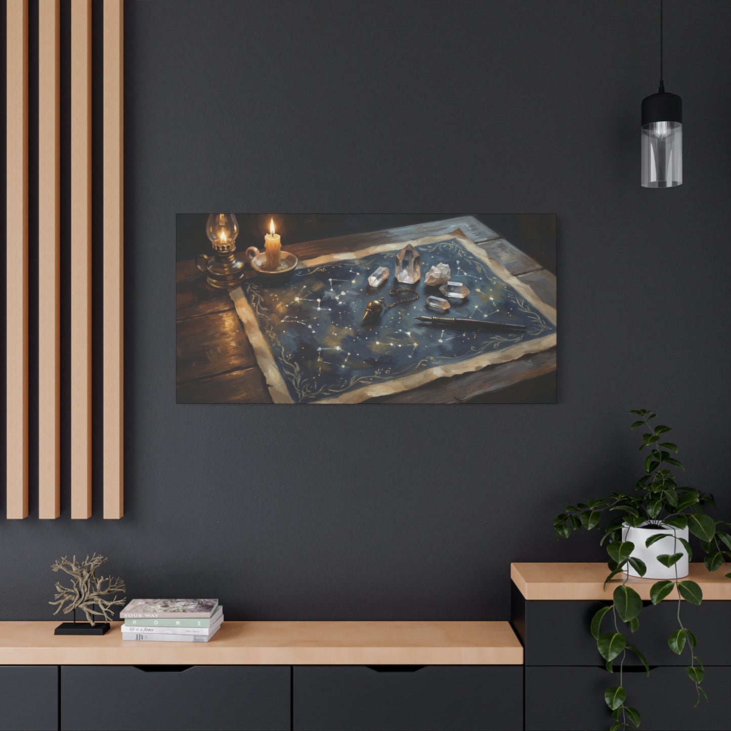 The Witch's Constellation Map | Matte Canvas Wall Art