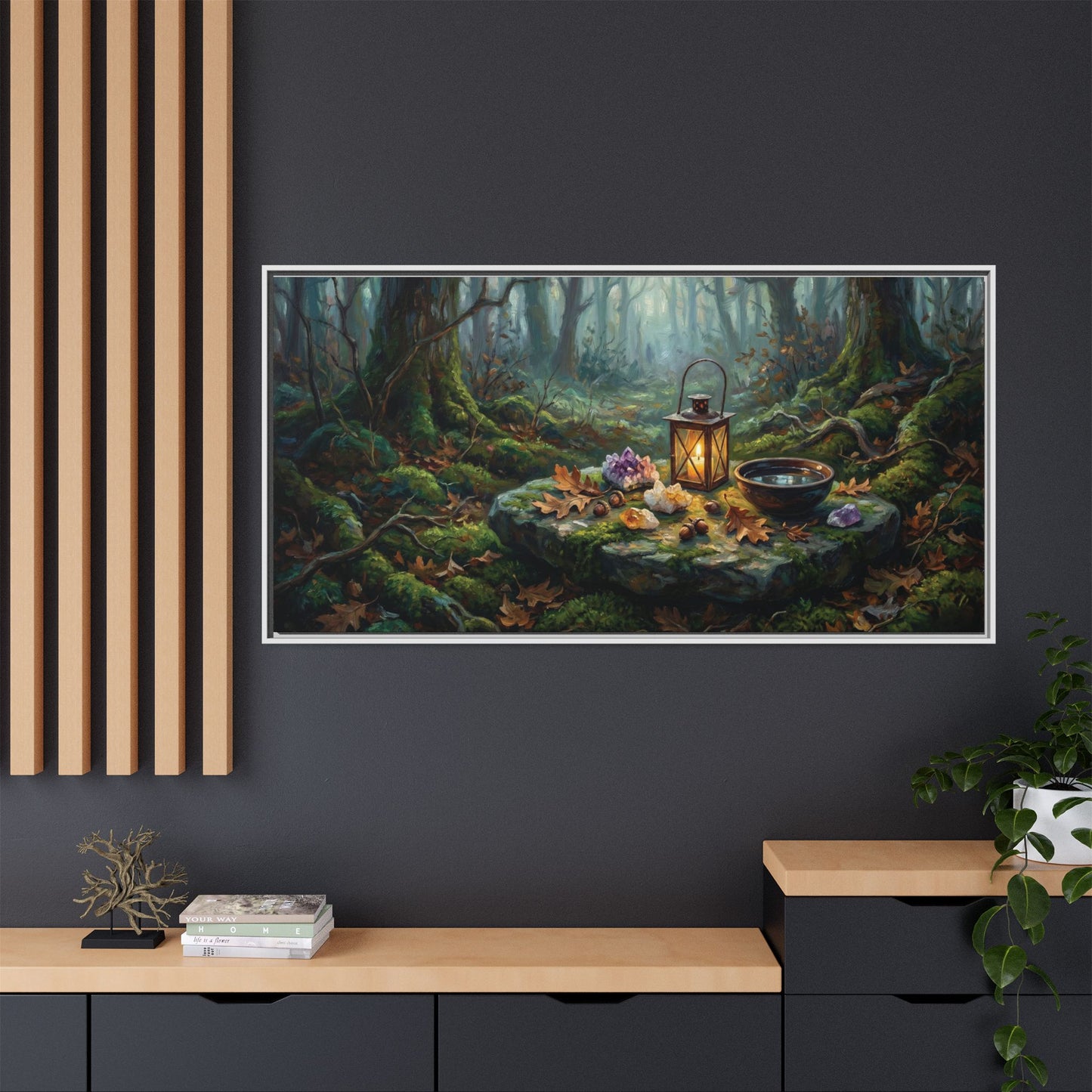 Forest Floor Altar | Framed Matte Canvas