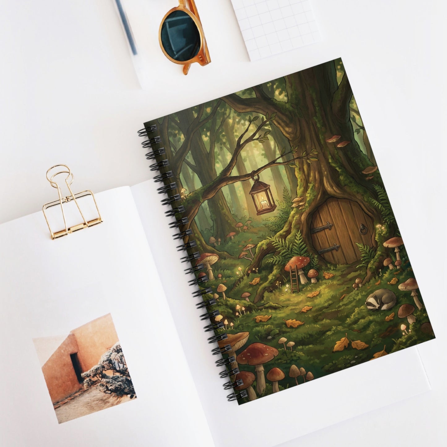 Enchanted Forest | Spiral Ruled Journal 6" x 8"