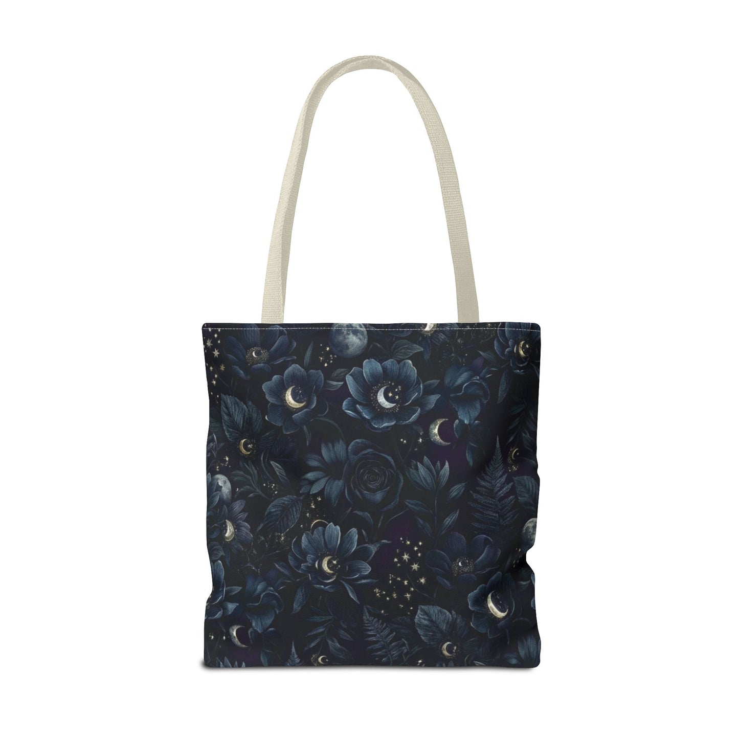 Celestial Flora | Dark Floral Tote Bag