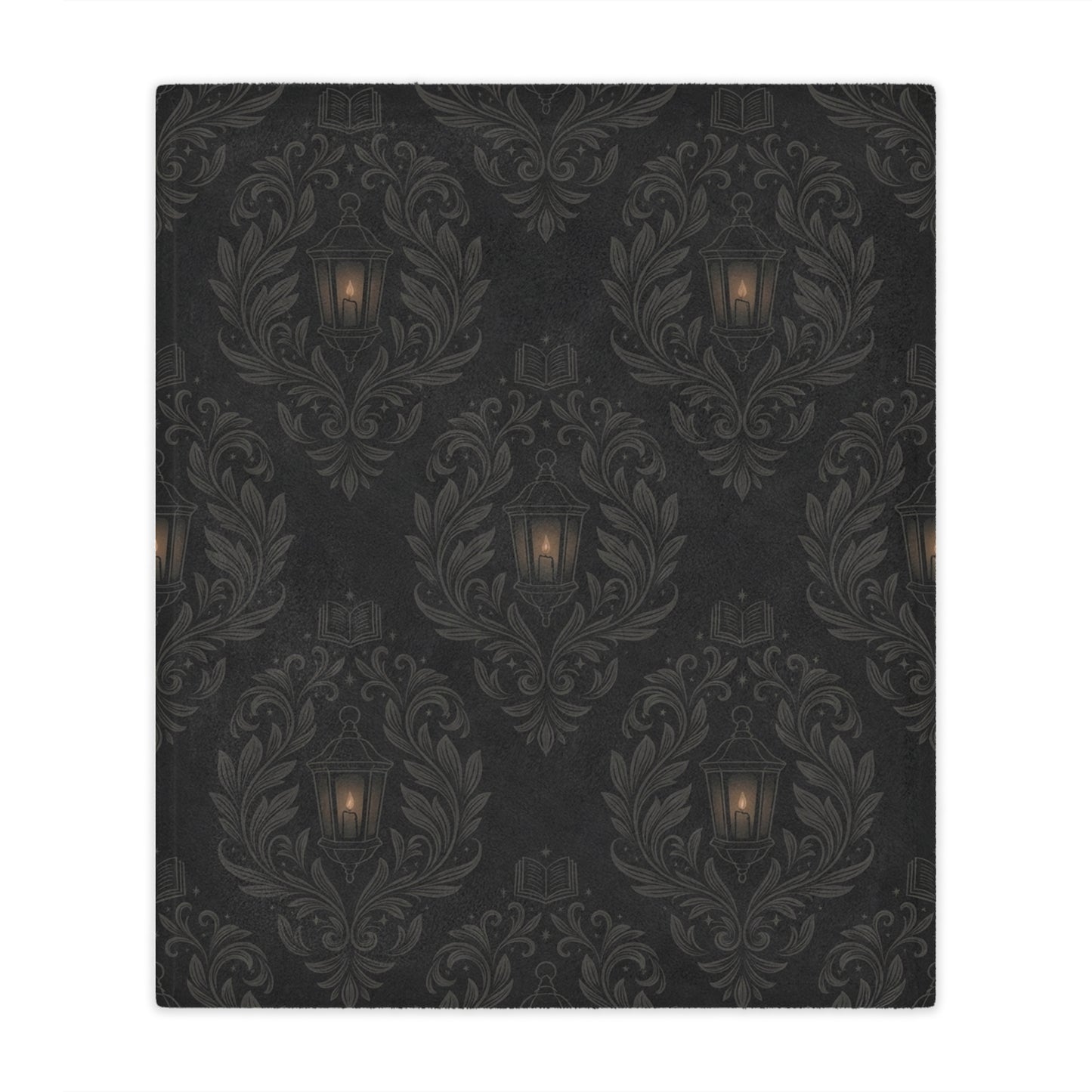 Damask Lanterns | Minky Blanket