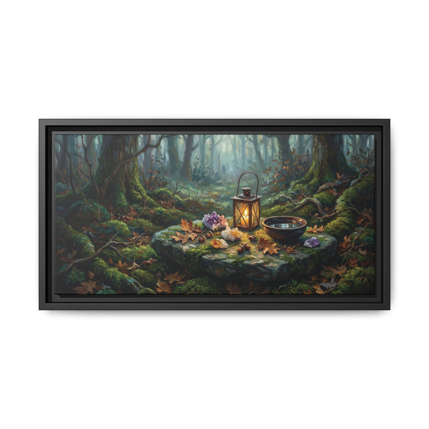 Forest Floor Altar | Framed Matte Canvas