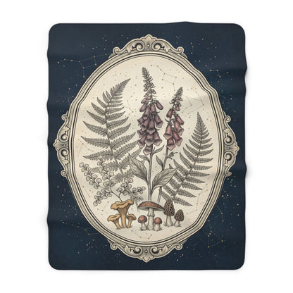 Vintage Floral Forest | Sherpa Oversized Throw