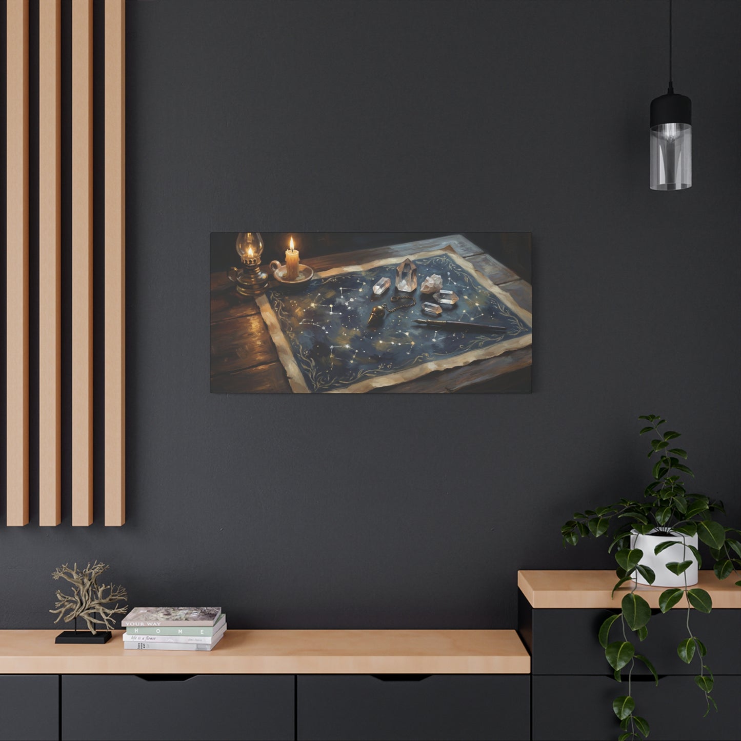 The Witch's Constellation Map | Matte Canvas Wall Art
