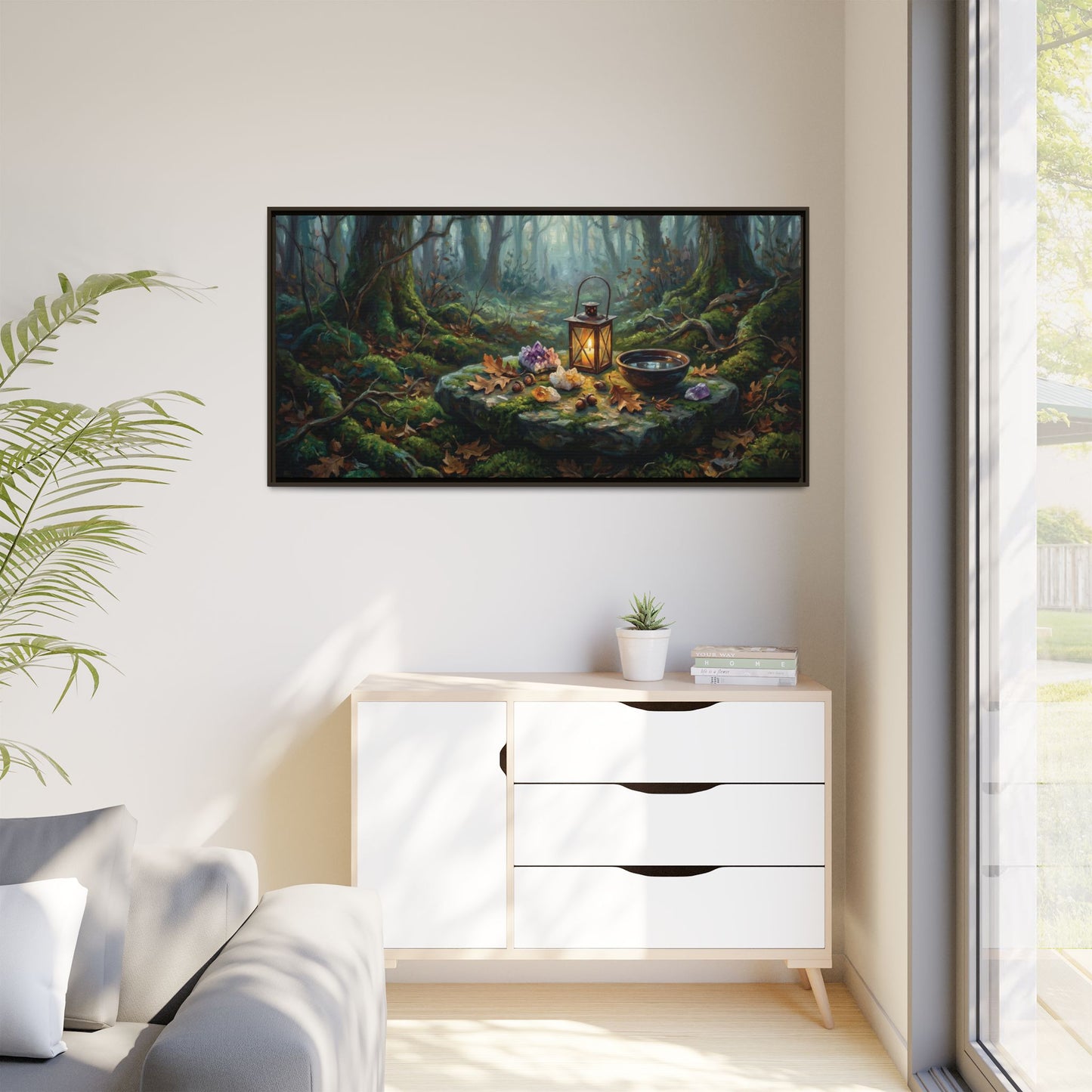 Forest Floor Altar | Framed Matte Canvas