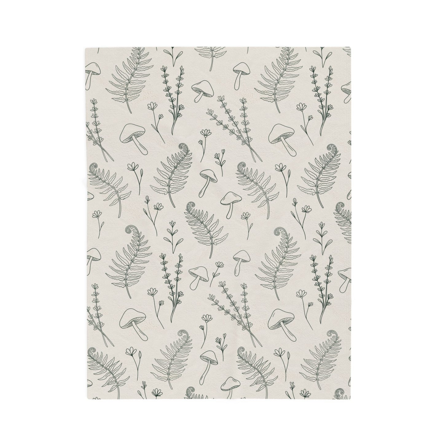Botanical Garden | Velveteen Plush Blanket
