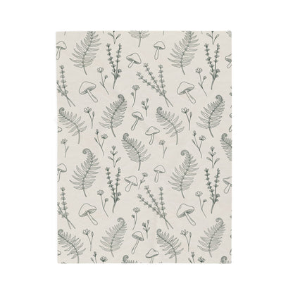 Botanical Garden | Velveteen Plush Blanket