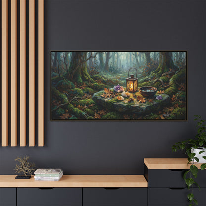 Forest Floor Altar | Framed Matte Canvas