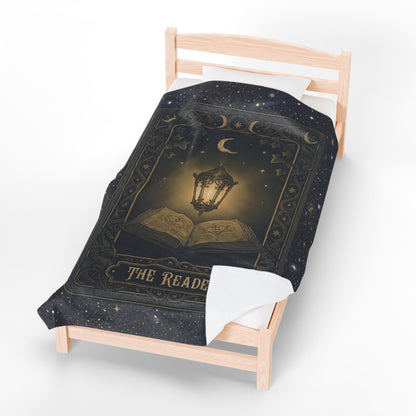 "The Reader" Tarot | Velveteen Oversized Throw