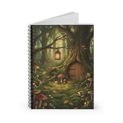 Enchanted Forest | Spiral Ruled Journal 6" x 8"