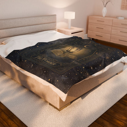 "The Reader" Tarot | Velveteen Oversized Throw