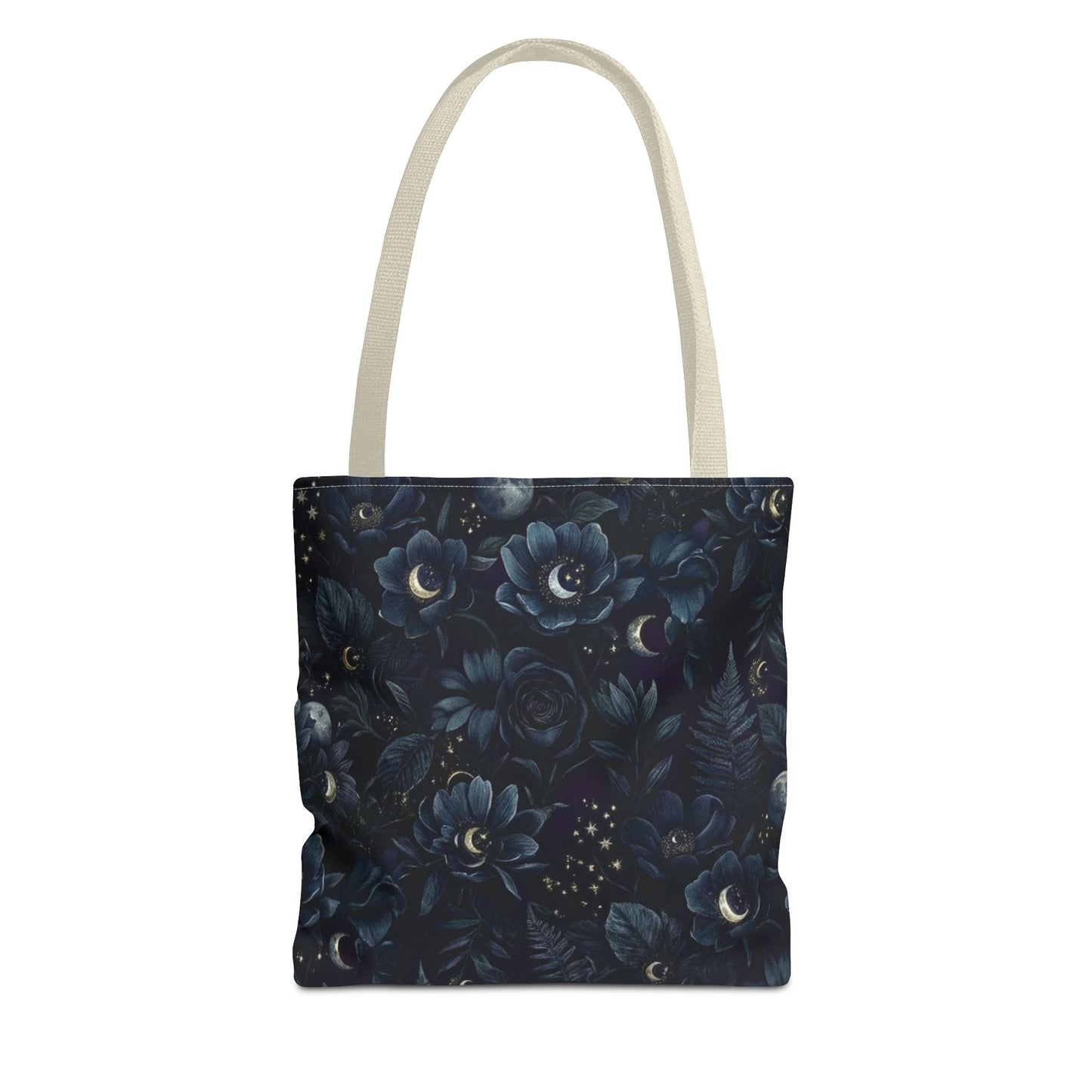 Celestial Flora | Dark Floral Tote Bag