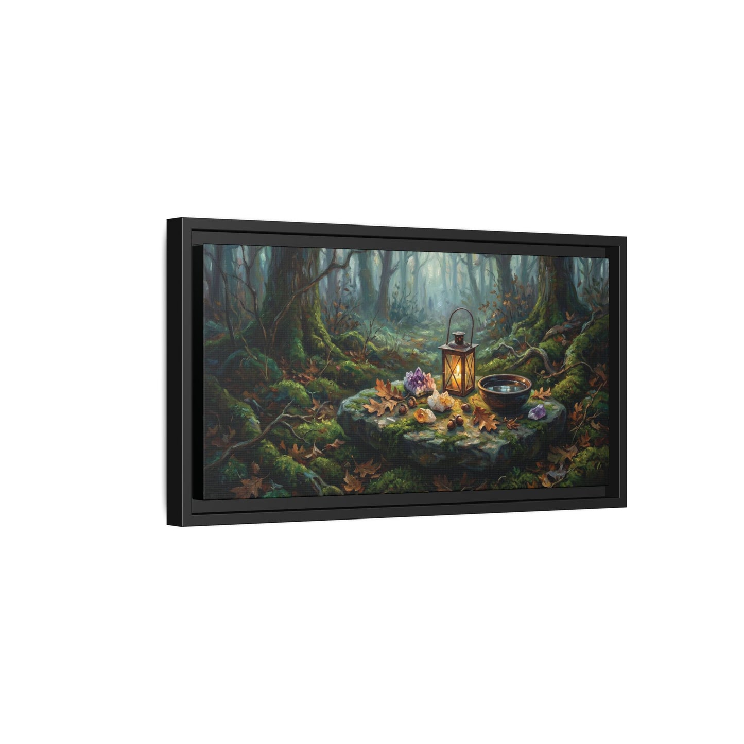 Forest Floor Altar | Framed Matte Canvas