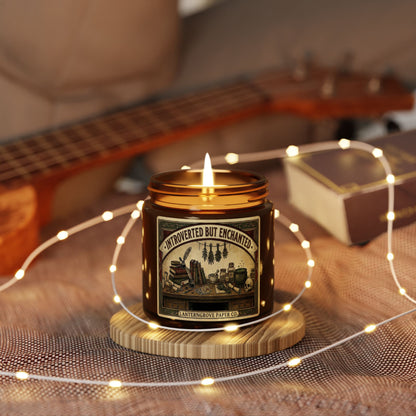 Introverted But Enchanted | Soy Candle | Amber Jar Aromatherapy Candle