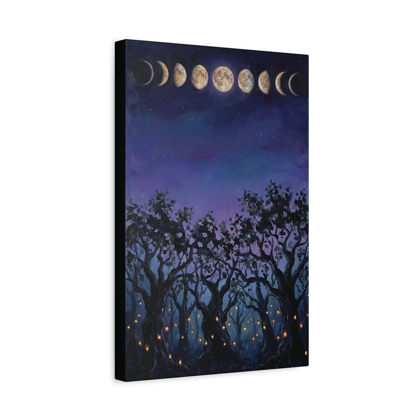 Moon Phases Over the Grove | Canvas Wall Art