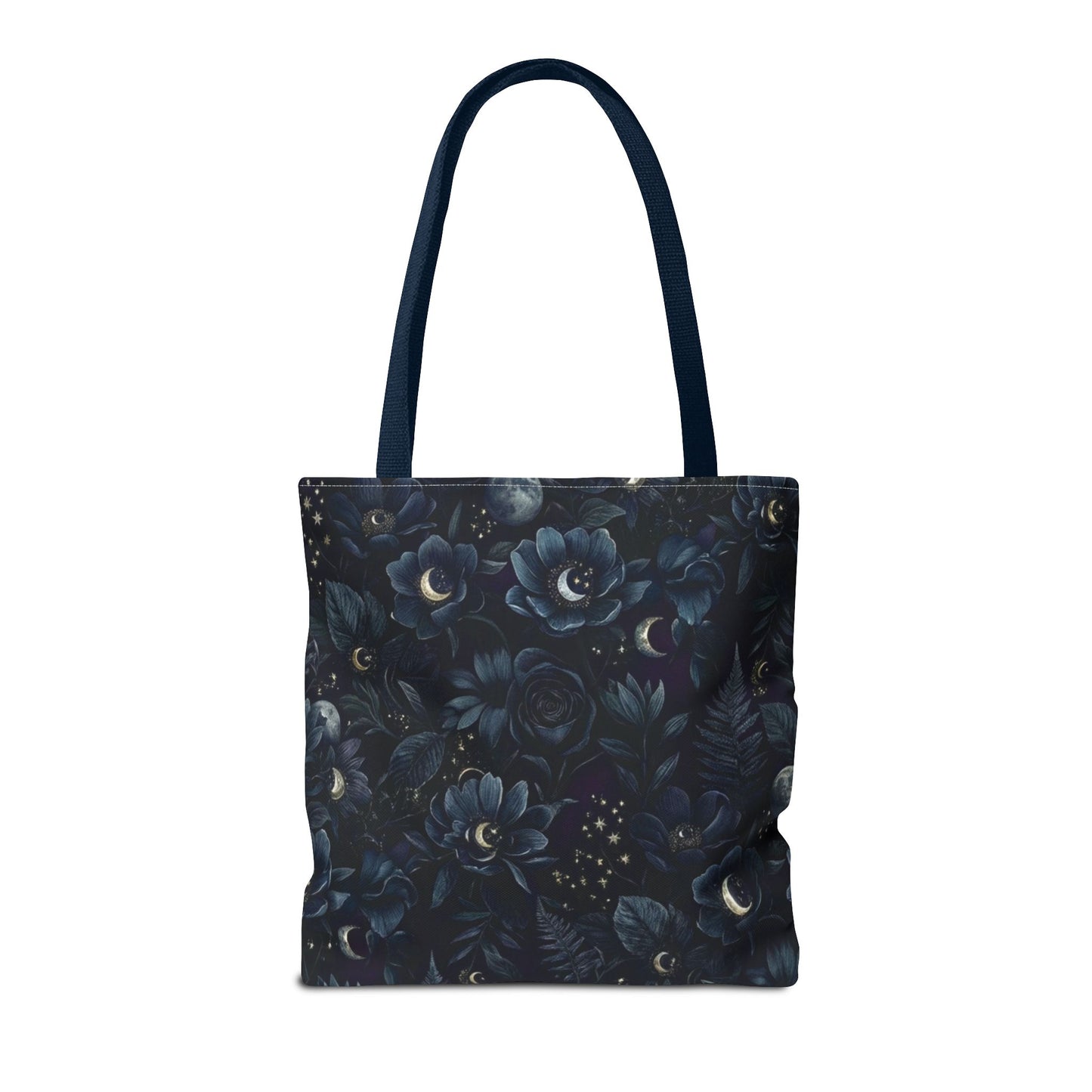 Celestial Flora | Dark Floral Tote Bag