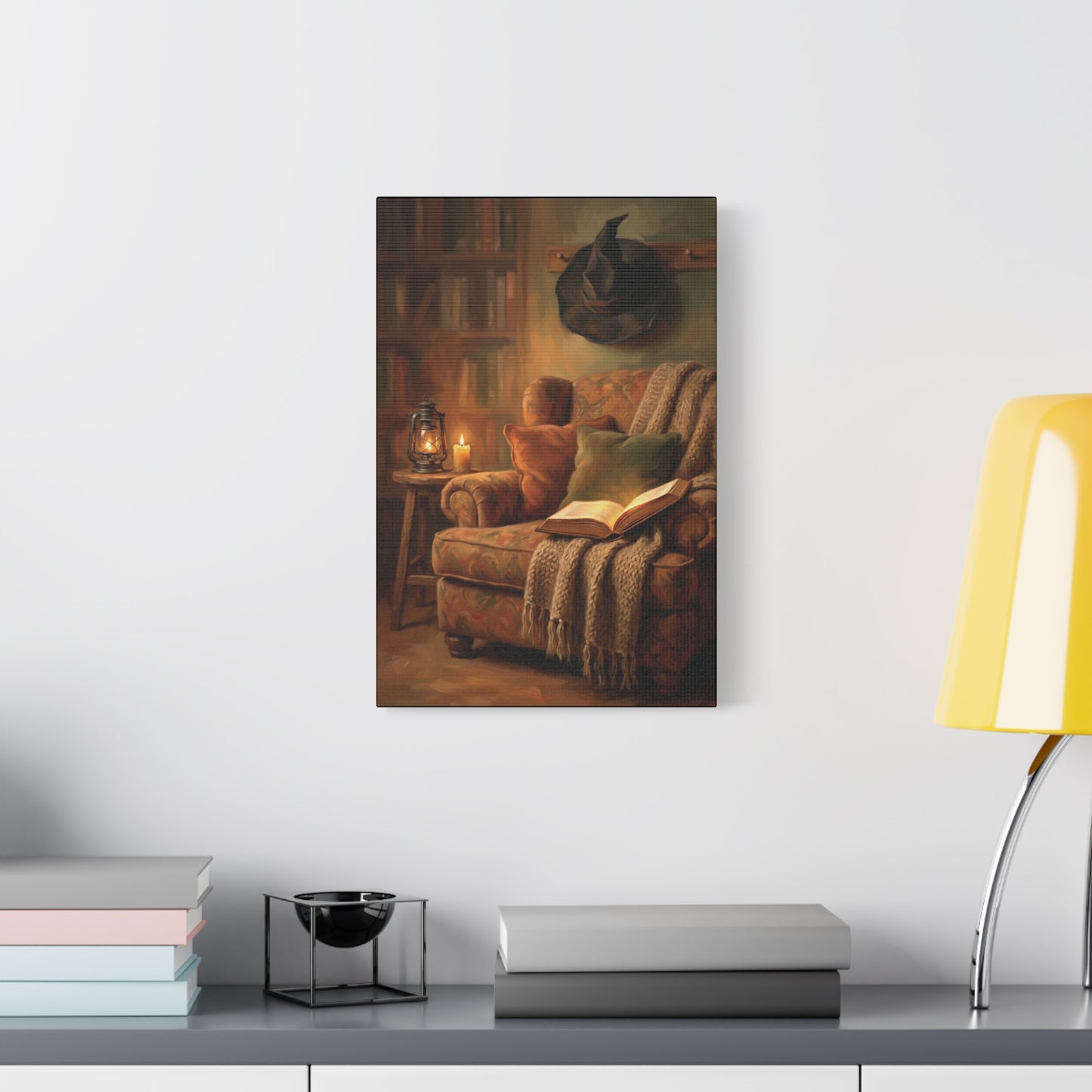 The Reading Witch's Armchair | Stretched Matte Canvas