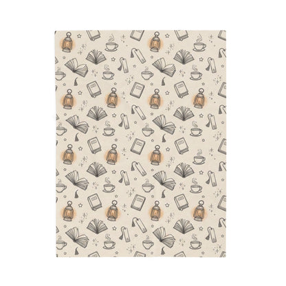 Cozy Reading Night | Velveteen Plush Blanket