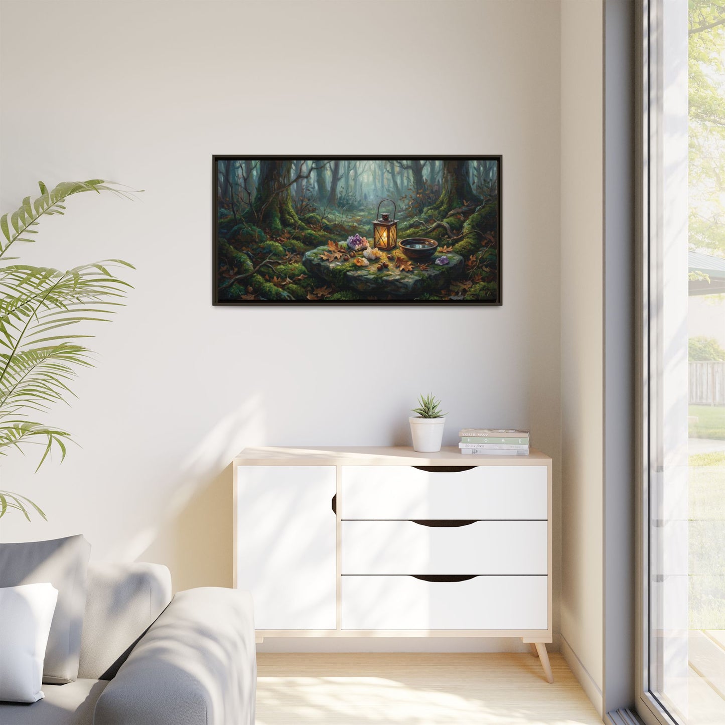 Forest Floor Altar | Framed Matte Canvas
