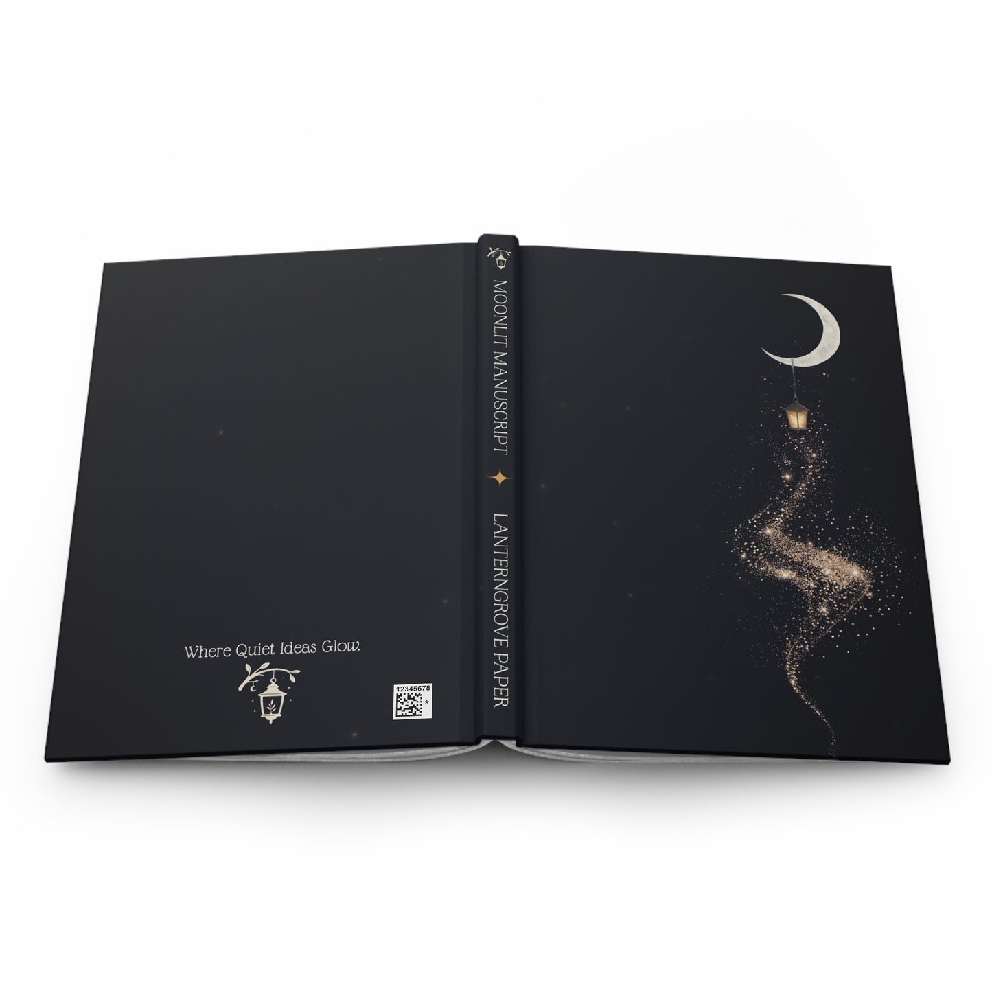 Moonlit Manuscript | Hardcover Journal | Night Sky Notebook