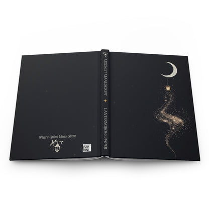 Moonlit Manuscript | Hardcover Journal | Night Sky Notebook