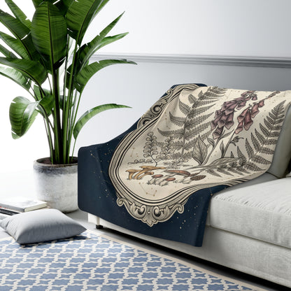 Vintage Floral Forest | Sherpa Oversized Throw
