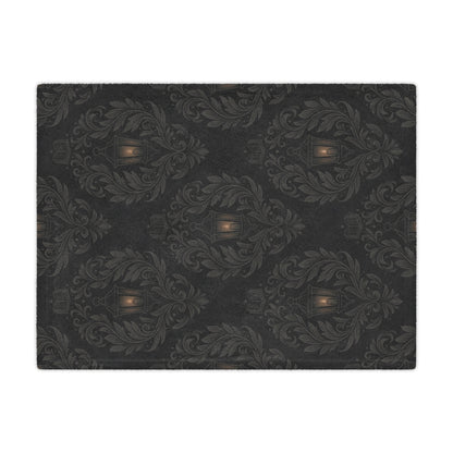 Damask Lanterns | Minky Blanket