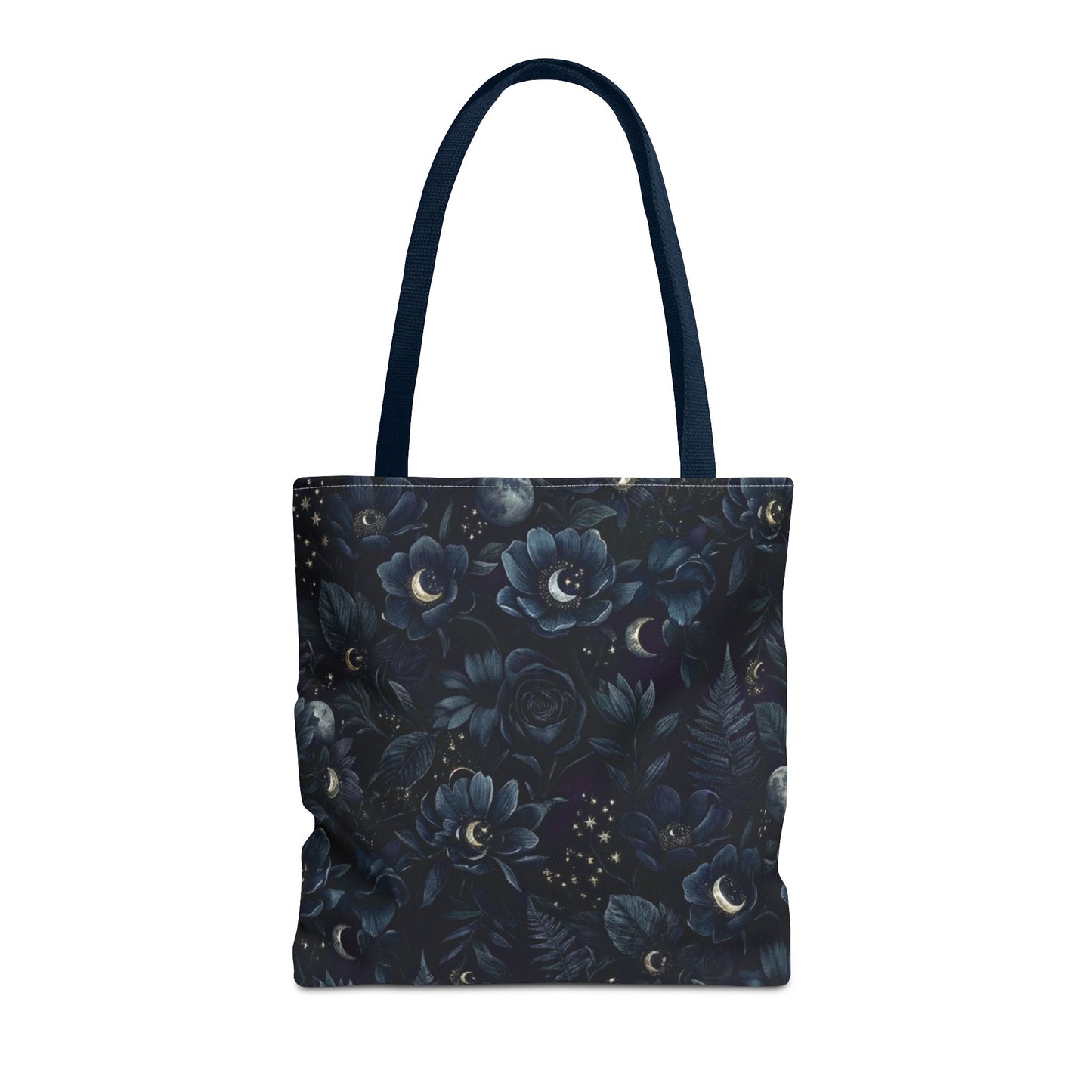 Celestial Flora | Dark Floral Tote Bag