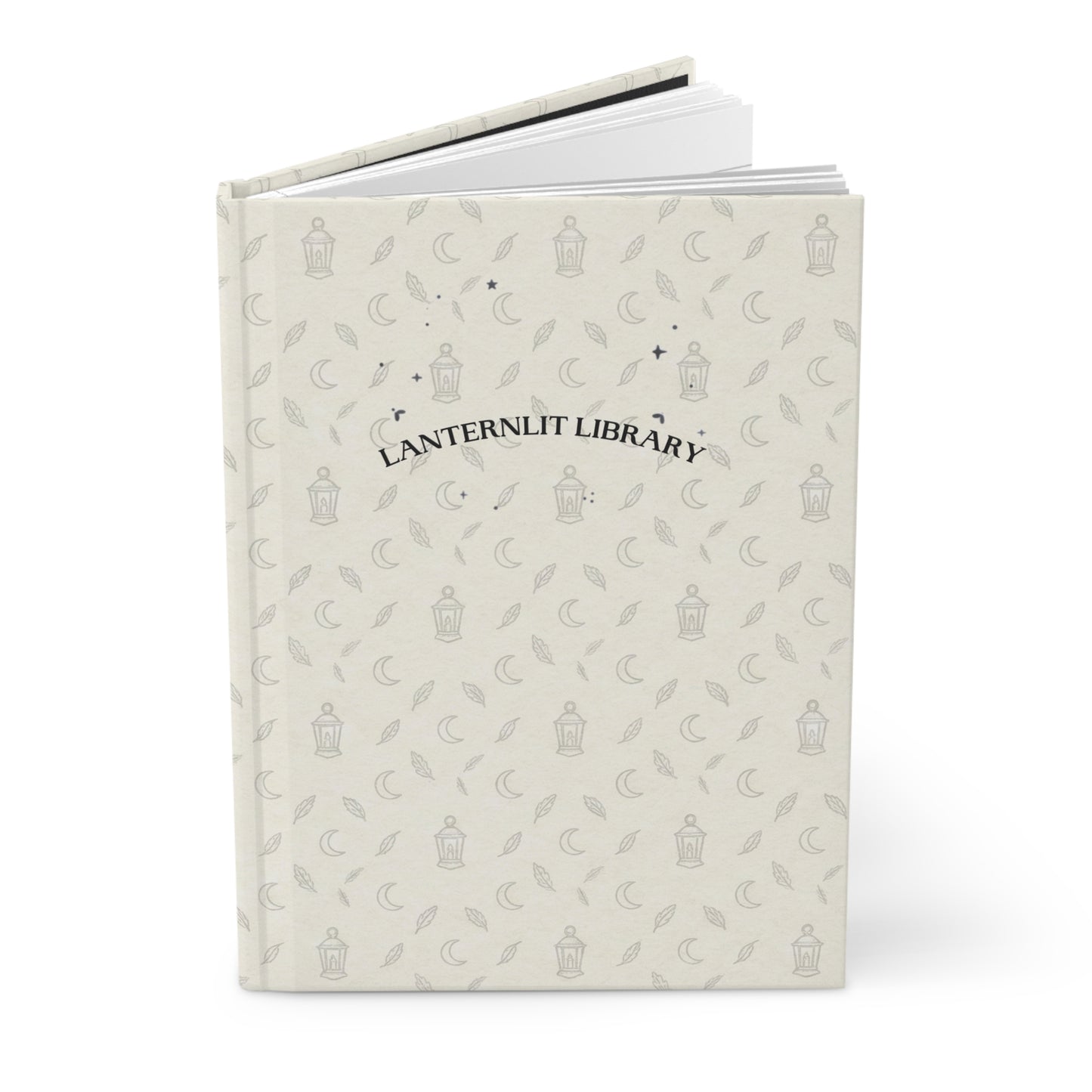 Lanternlit Library | Hardcover Journal | Woodsy Cozy Notebook