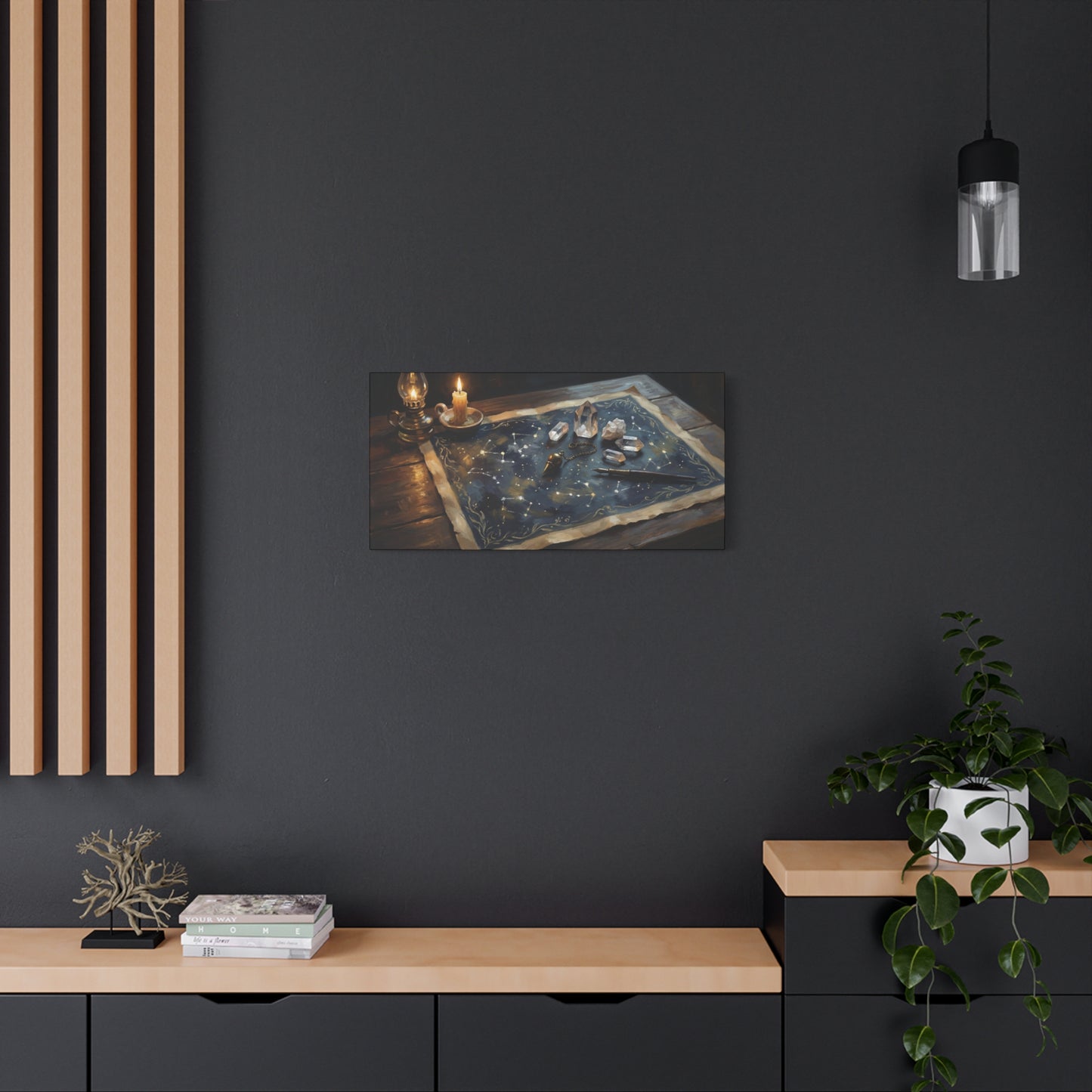 The Witch's Constellation Map | Matte Canvas Wall Art