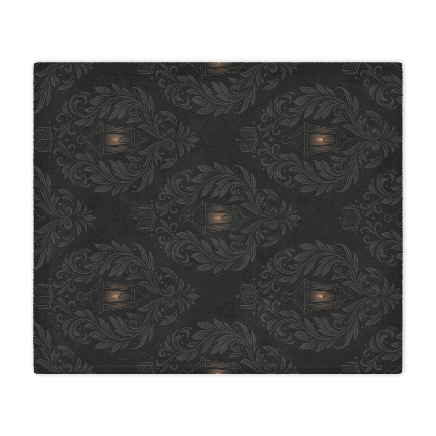 Damask Lanterns | Minky Blanket