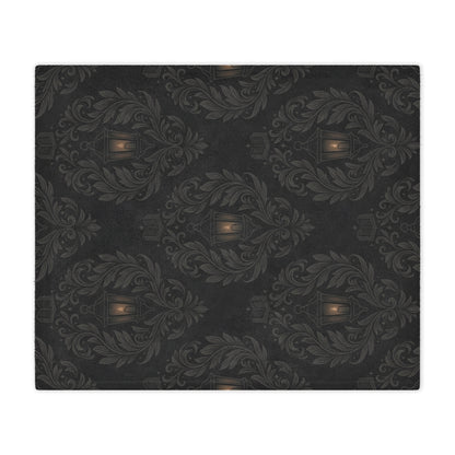 Damask Lanterns | Minky Blanket