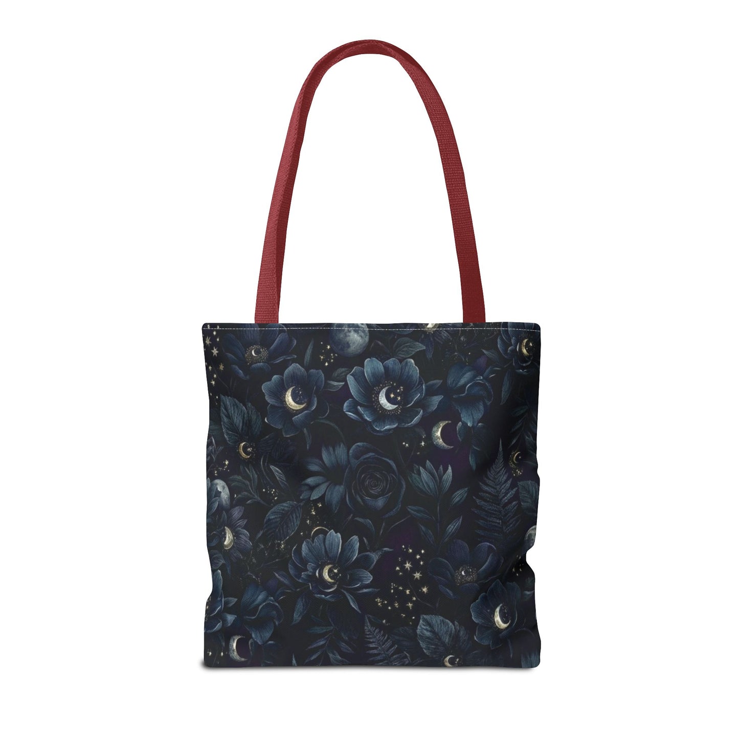 Celestial Flora | Dark Floral Tote Bag