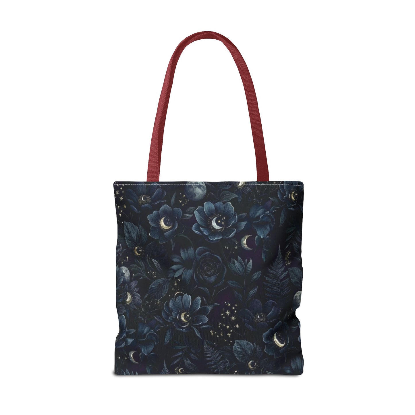 Celestial Flora | Dark Floral Tote Bag