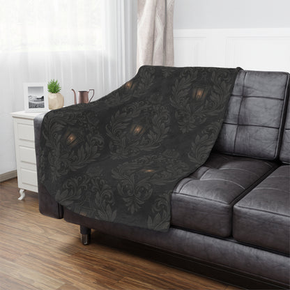 Damask Lanterns | Minky Blanket