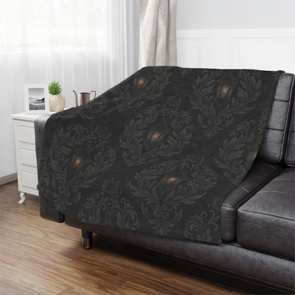 Damask Lanterns | Minky Blanket