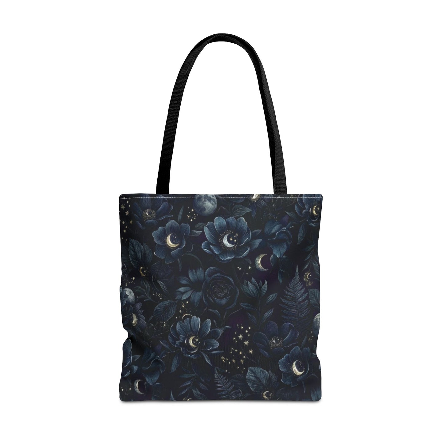 Celestial Flora | Dark Floral Tote Bag
