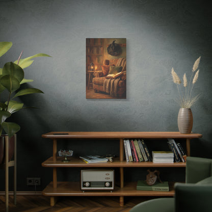 The Reading Witch's Armchair | Stretched Matte Canvas