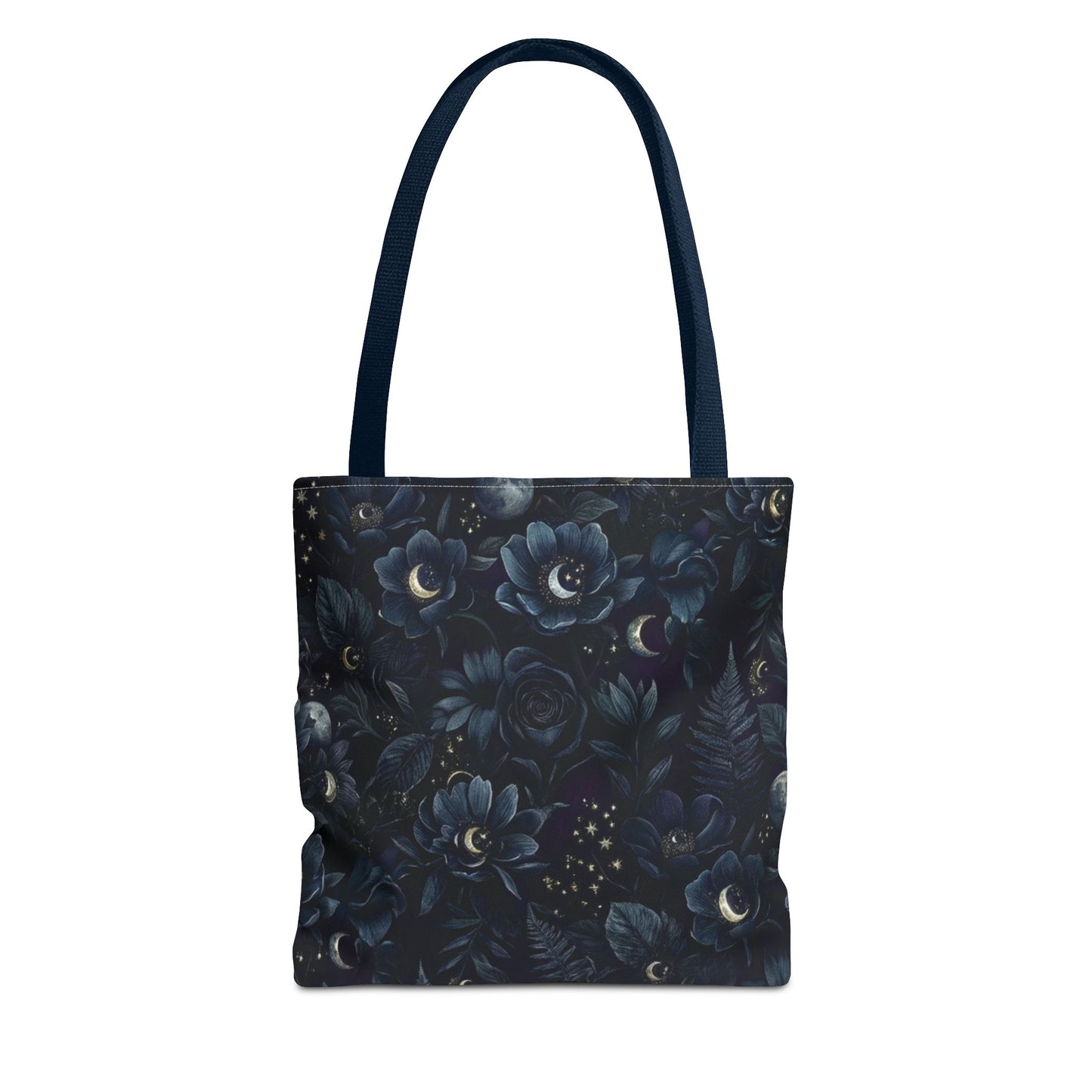 Celestial Flora | Dark Floral Tote Bag