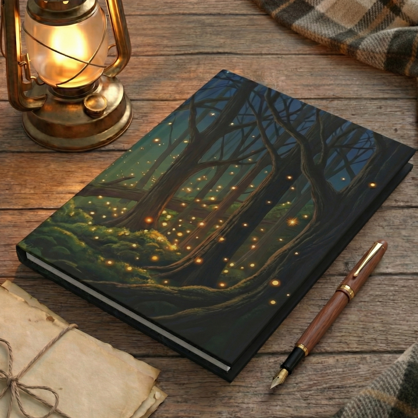 Firefly Evening | Hardcover Journal | Enchanted Forest