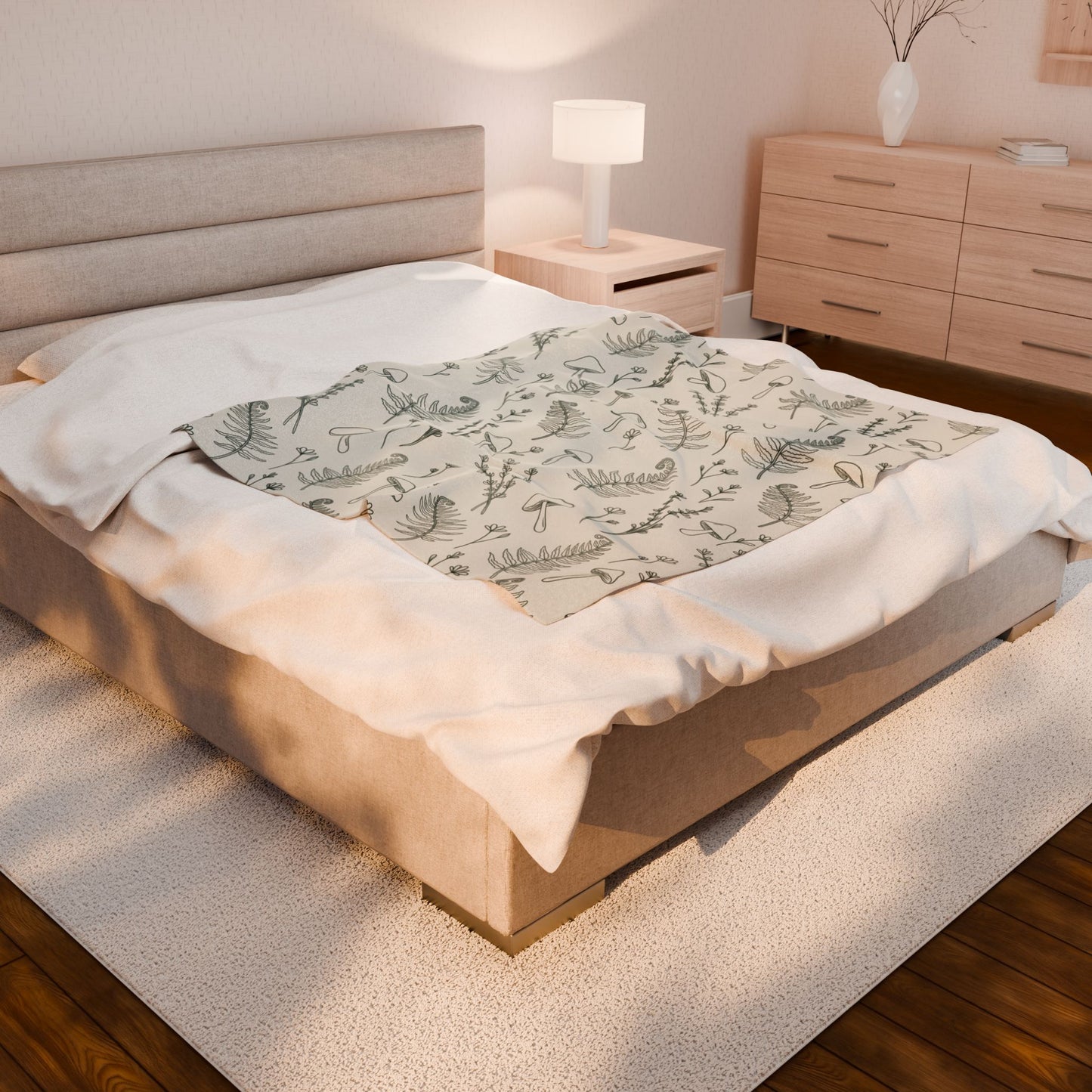 Botanical Garden | Velveteen Plush Blanket