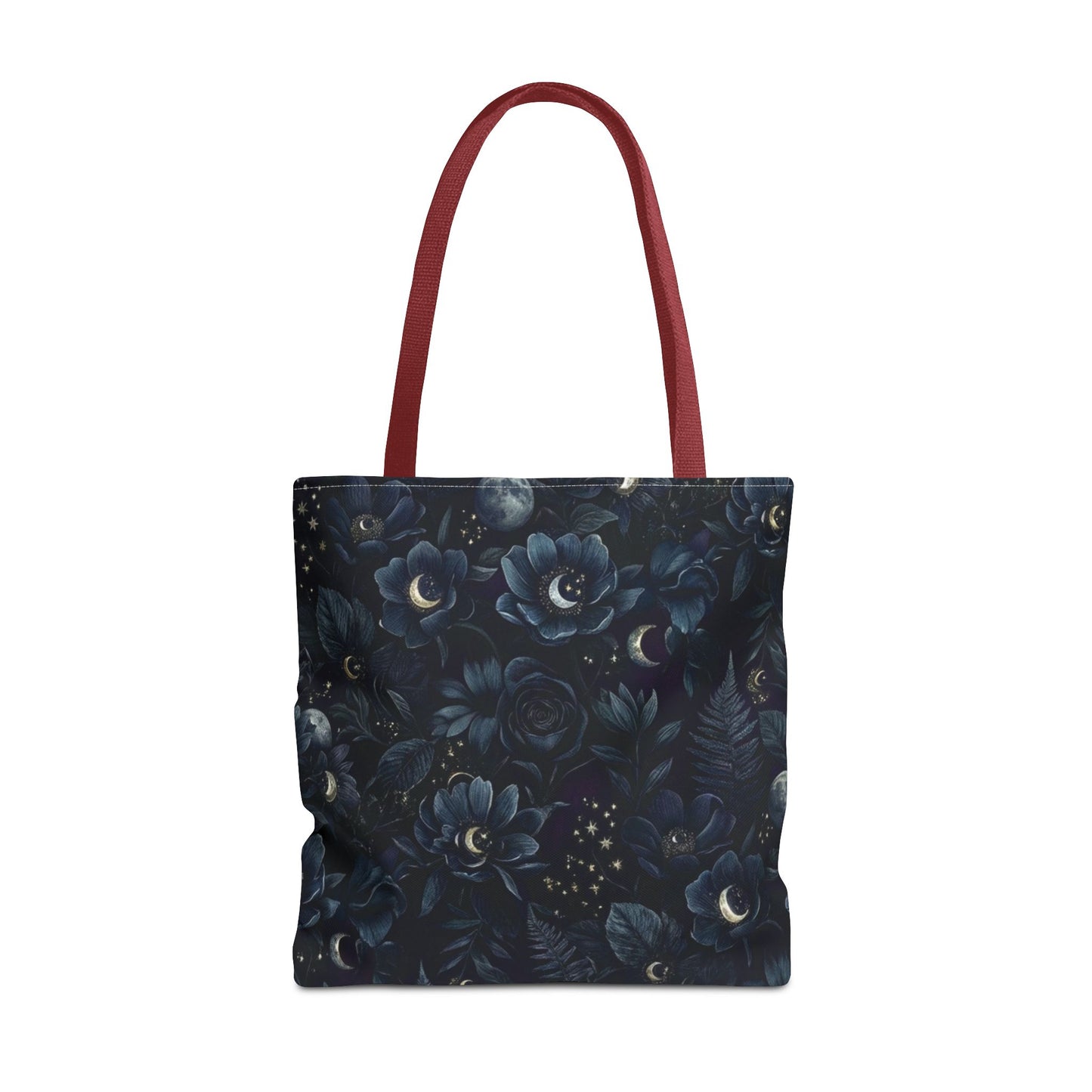 Celestial Flora | Dark Floral Tote Bag