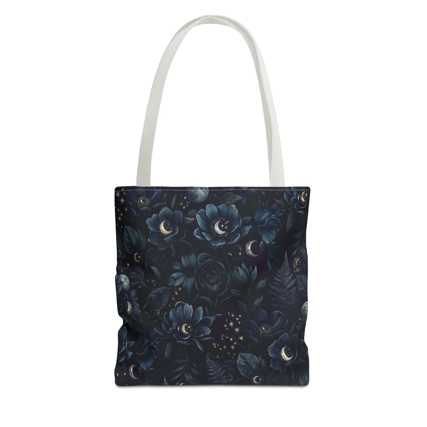 Celestial Flora | Dark Floral Tote Bag