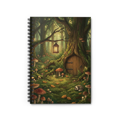 Enchanted Forest | Spiral Ruled Journal 6" x 8"