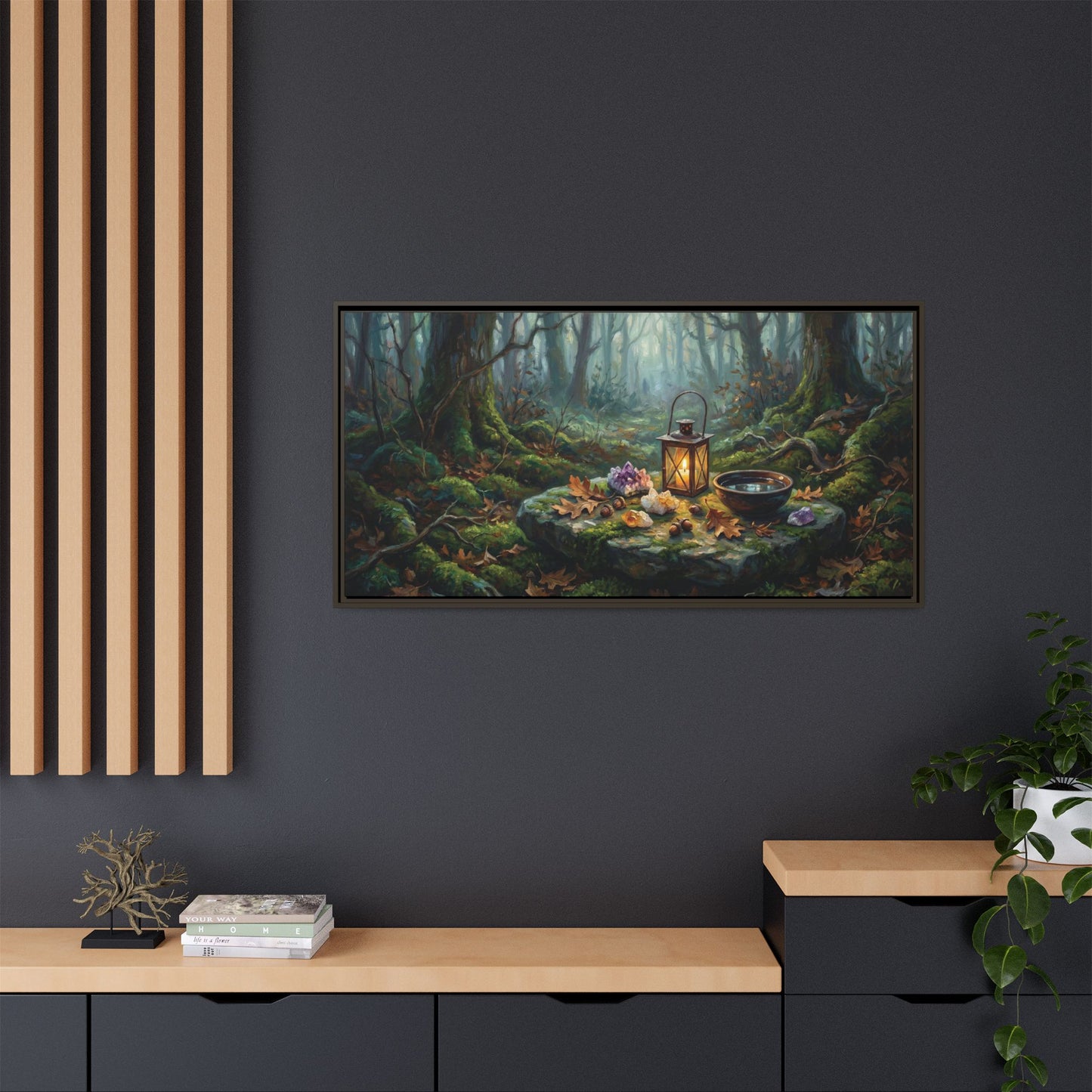 Forest Floor Altar | Framed Matte Canvas