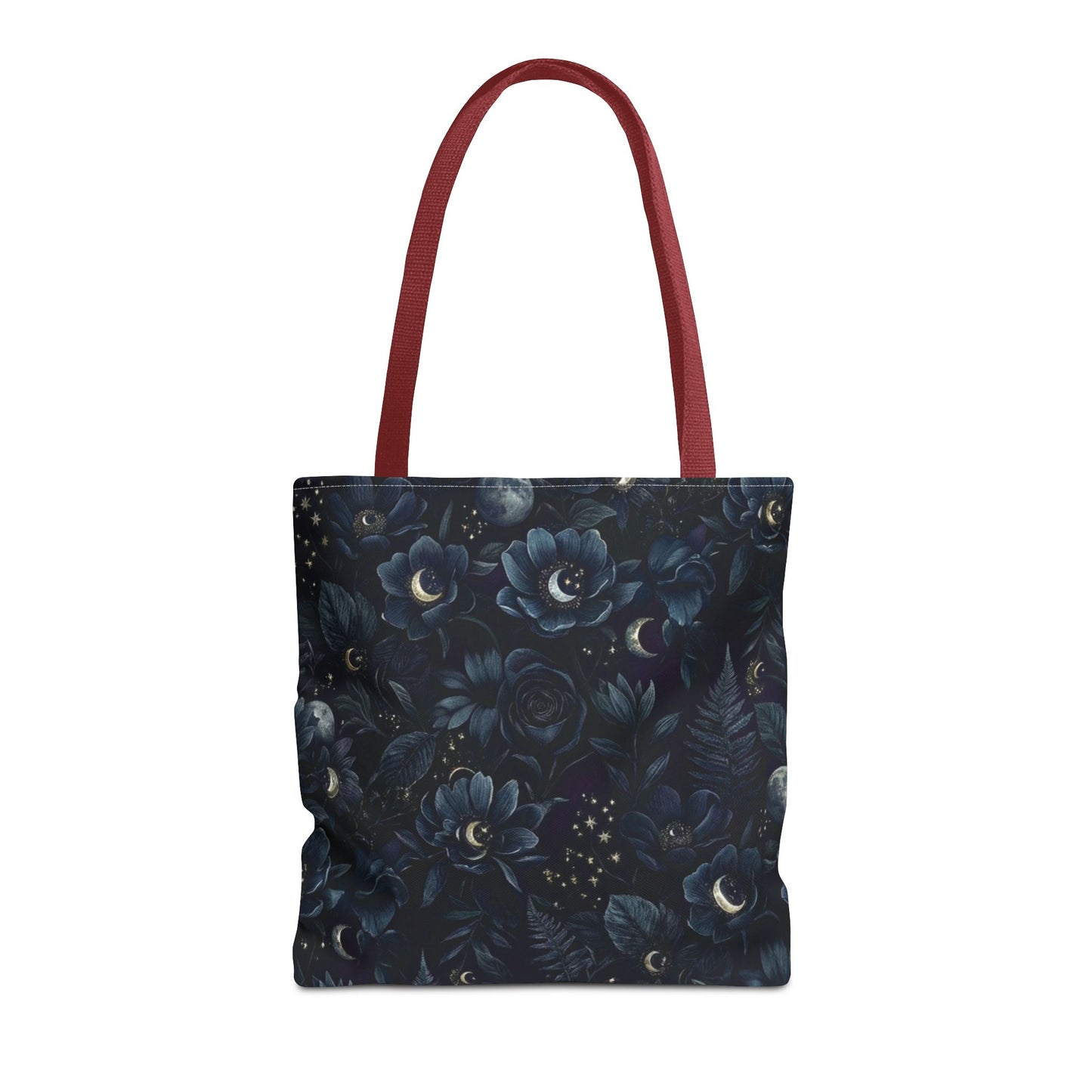 Celestial Flora | Dark Floral Tote Bag