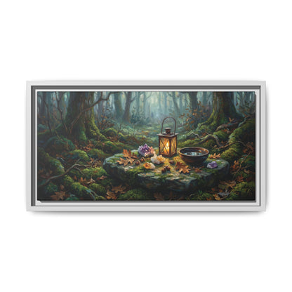 Forest Floor Altar | Framed Matte Canvas