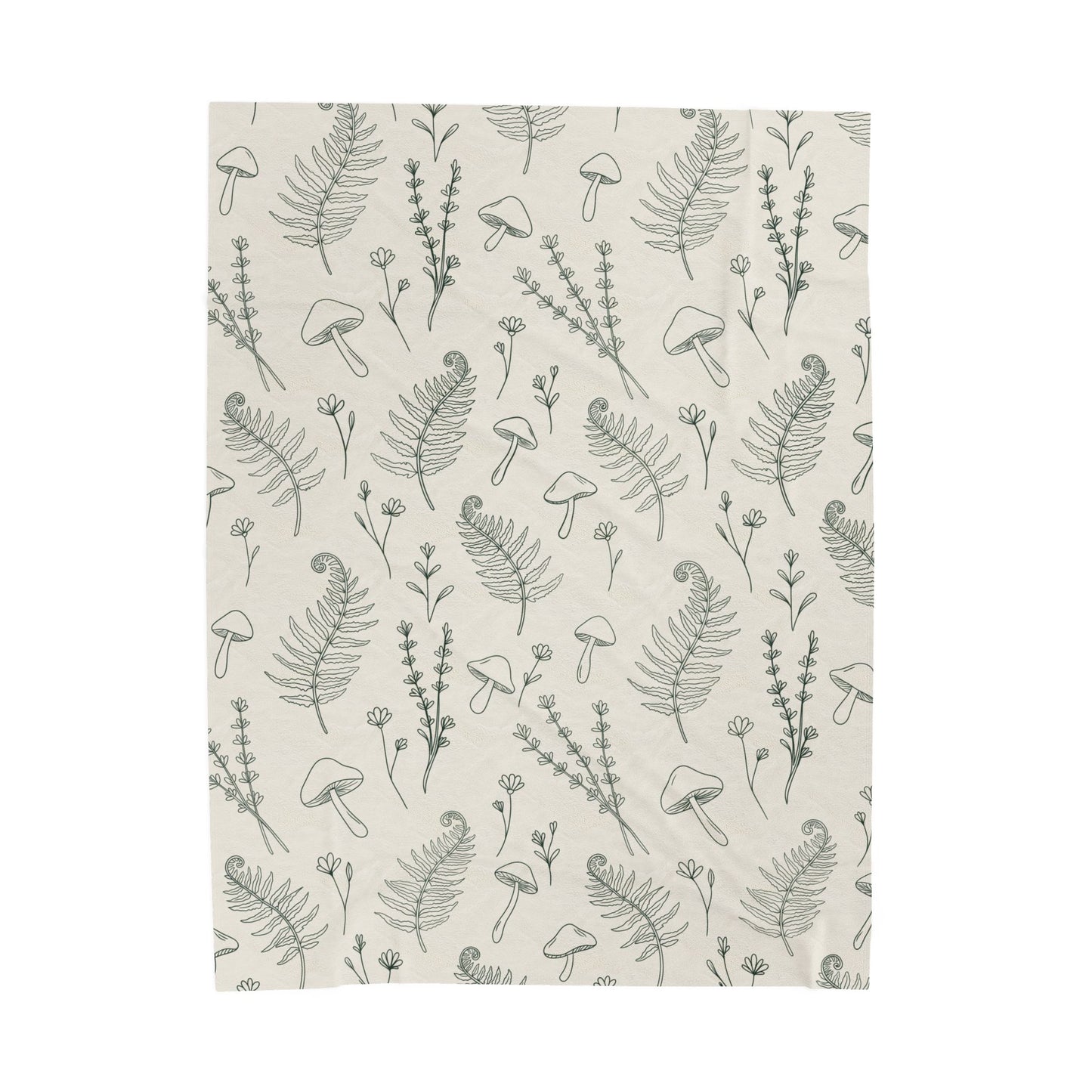 Botanical Garden | Velveteen Plush Blanket