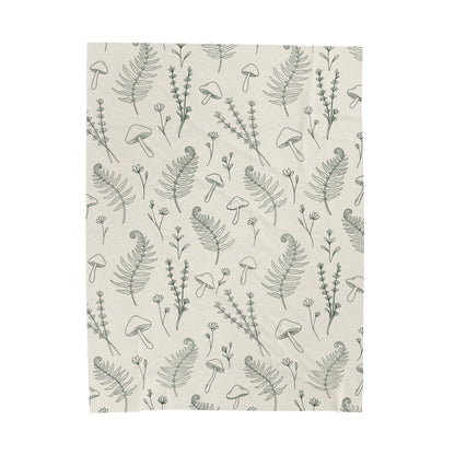 Botanical Garden | Velveteen Plush Blanket
