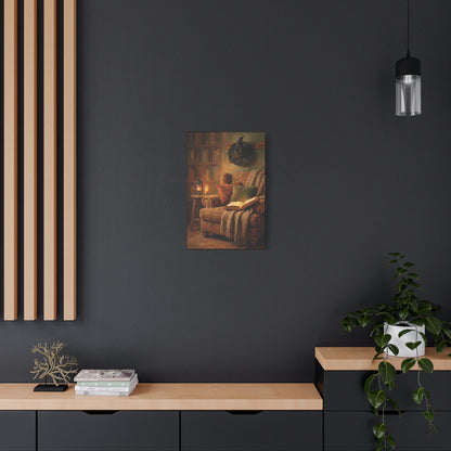 The Reading Witch's Armchair | Stretched Matte Canvas